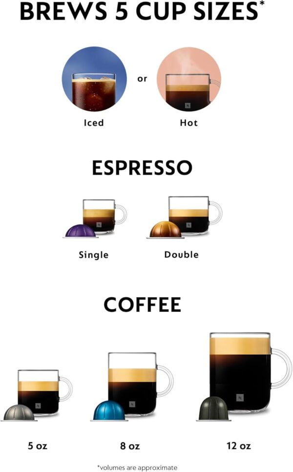 Nespresso Vertuo Plus Coffee and Espresso Maker