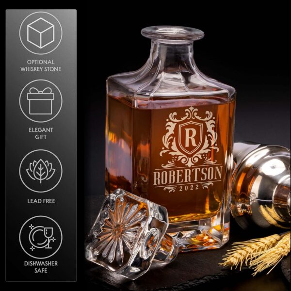Personalized Whiskey Decanter Set