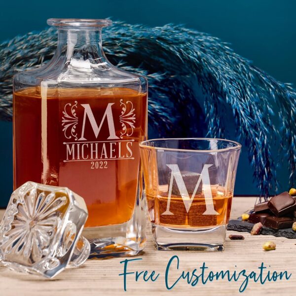Personalized Whiskey Decanter Set