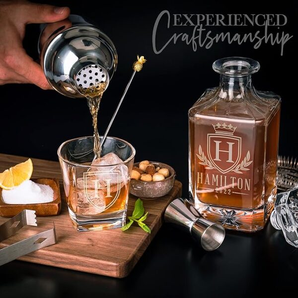 Personalized Whiskey Decanter Set